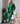 Dark Green Sweatshirt and Sweatpants Set